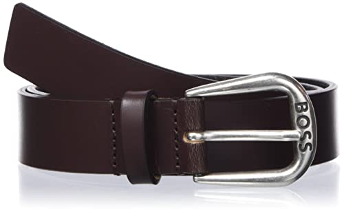 BOSS Damski pasek, Dark Brown202, 90