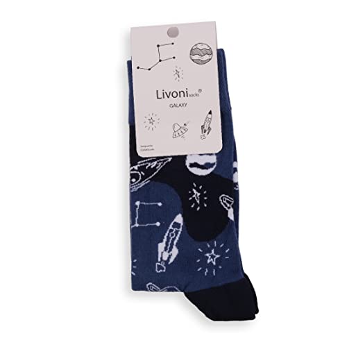 Livoni Space Regular Socks 39-42, wielokolorowe, M, wielobarwny