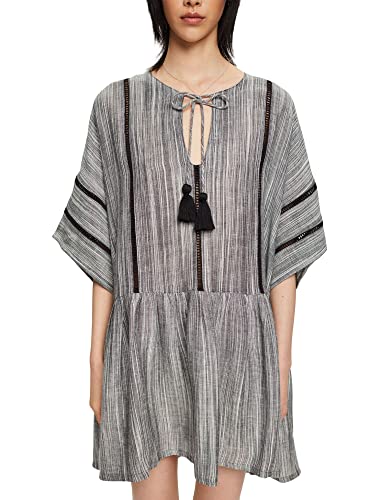 ESPRIT Moda damska szalik, 001/czarny, M
