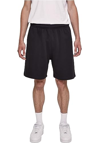 Urban Classics Spodnie męskie Wide Terry Sweatshorts Black 3XL, czarny, 3XL