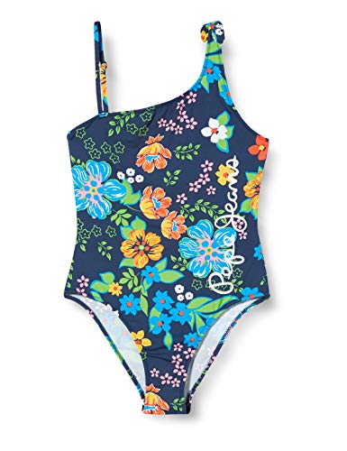 Pepe Jeans Flora Swimsuit Sukienka dziewczęca, Wielokolorowy (0aa 0aa), 12-24 miesi?cy