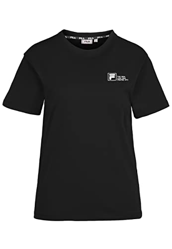 FILA Damska koszulka BOLL Regular Graphic T-Shirt, czarna, L, czarny, L