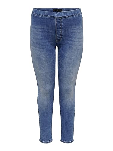 ONLY CARMAKOMA Damskie legginsy Carlaola HW Legginsy LG ANK AZG DNM Jeggings, Light Blue Denim, 44/32