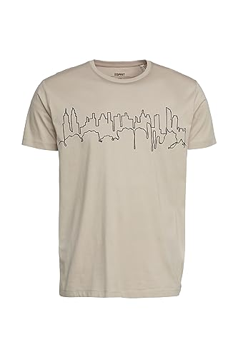 ESPRIT T-shirt męski, 050/pastelowy szary, S