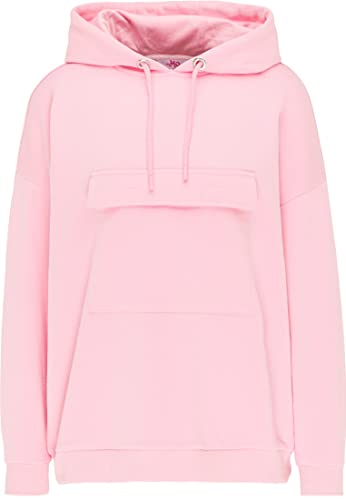 myMo Damska bluza z kapturem blond, różowa, XXL, Rosa, XXL