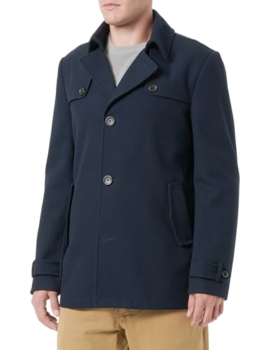 s.Oliver Męski płaszcz outdoorowy krótki, niebieski, 56