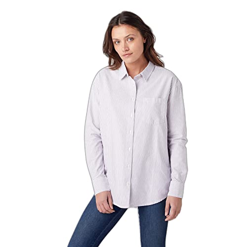 Wrangler Damska koszula Oxford, Orchid Mist, rozmiar L