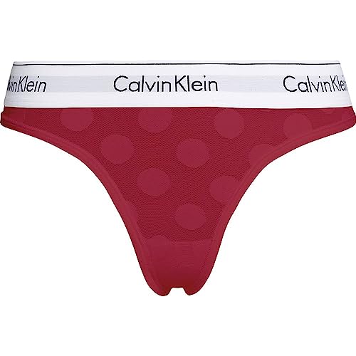 Calvin Klein Stringi damskie, Czerwony, S