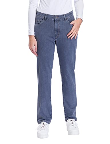 Pioneer Damskie spodnie jeansowe Straight Leg Betty, Grey Stonewash (9831), 48W / 32L