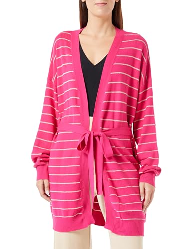 NAEMI Damski kardigan 11025491-NA01, różowy, XL/XXL, Rosa, XL-XXL
