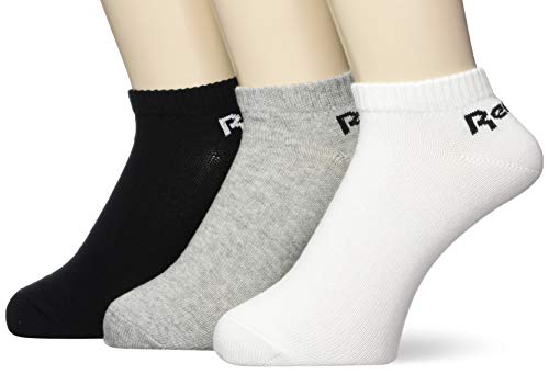 Reebok Skarpety Unisex Act Core Low Cut 3p, biały/czarny/zielony (Blanco/Negro/BRGRIN), XL, biały/czarny/zielony (BLANCO/NEGRO/BRGRIN), XL