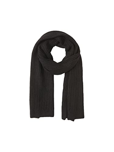 PIECES PCJESLIN Wool Long Scarf NOOS BC szalik, czarny, jeden rozmiar