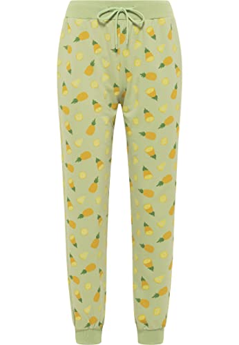 myMo Damskie spodnie dresowe, jasnozielony, XL