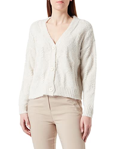 VERO MODA Vmwine Ls V-Neck Argyle kardigan Ga Boo kardigan z dzianiny, brzoza, L