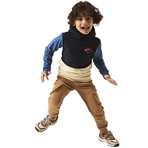Garcia Kids Chłopięca bluza dresowa, Dark Moon, 116/122