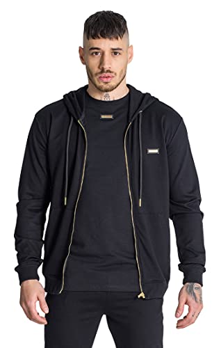 Gianni Kavanagh Męska kurtka z kapturem, Sublime, czarny, S