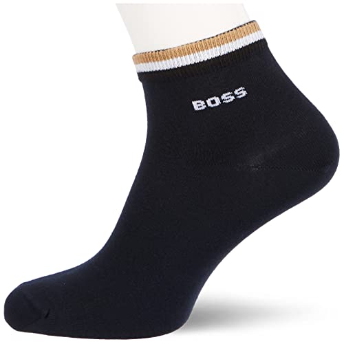 BOSS Męskie krótkie skarpety, Dark Blue401, 43-46 EU