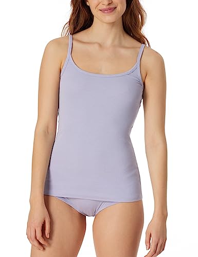 Schiesser Damski podkoszulek Spaghettitop Pure Rib bielizna, kolor bzu, 38, Flieder, 38