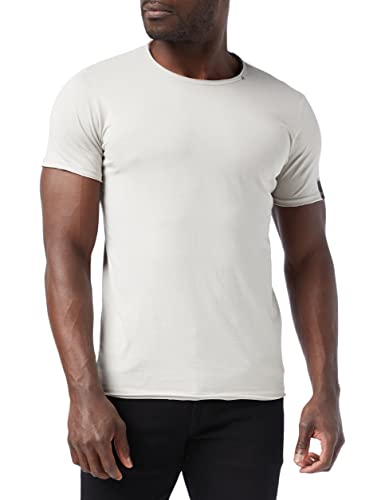 Replay Koszulka męska, 111 perłowy szary, S