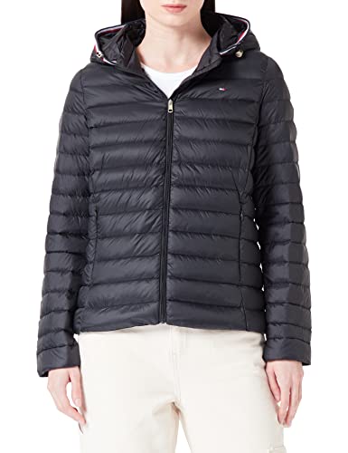 Tommy Hilfiger Damska kurtka puchowa Heritage LW Down Jacket lekka, czarny, S