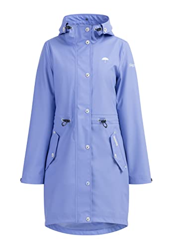 Schmuddelwedda Damski płaszcz przeciwdeszczowy, fioletowo-niebieski 271, M, Violettblau-271, M