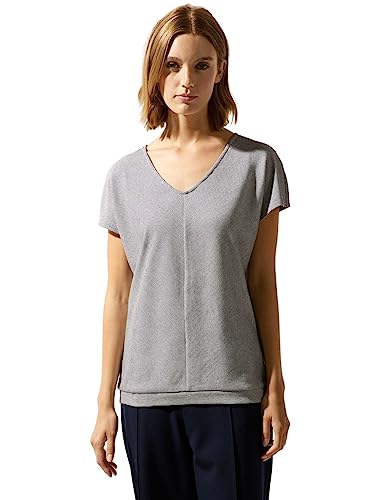 Street One Damska koszulka letnia w paski, Off White, 38