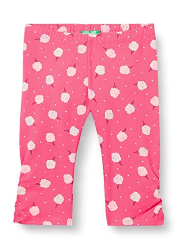 United Colors of Benetton legginsy dziewczęce, 82h - Fucsia, 12 Mts