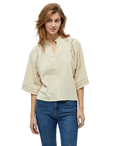 Peppercorn Damska bluzka Melonie Bell Sleeve Bluza, Ciepły piasek, XS, Ciepły piasek, XS