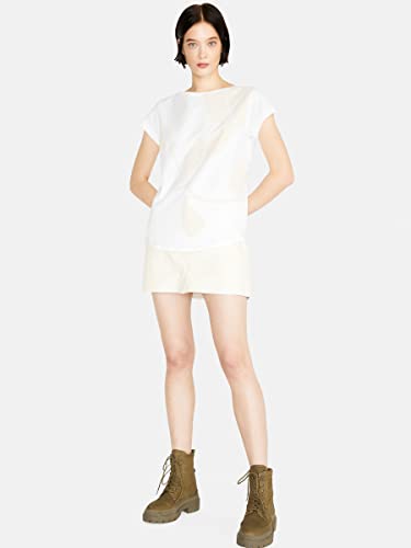 Sisley T-shirt damski (2 sztuki), White 921, L