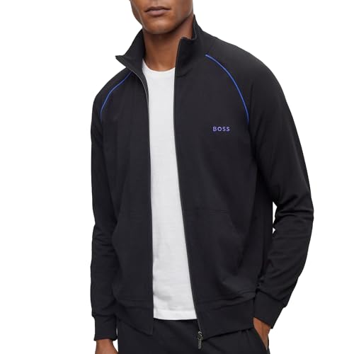 BOSS Męska kurtka Mix & Match z logo, Black7, S