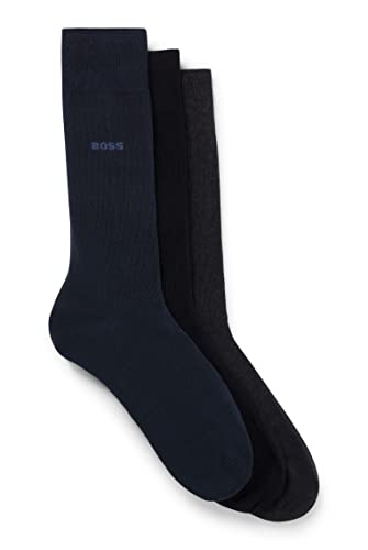 BOSS Męskie skarpety 3P RS GiftSet Uni CC średniej wysokości w trójpaku, Open Miscellaneous962, 40-46 EU