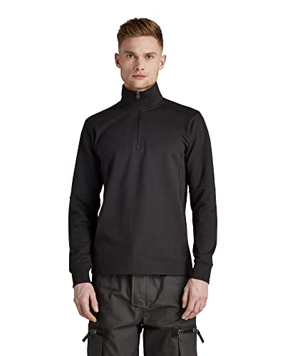 G-STAR RAW Męska lekka bluza z zamkiem na zamek Moto, Czarny (Dk Black D22490-d136-6484), L