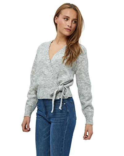 Peppercorn Damski kardigan Penelope, jasnoszary melanż, XL