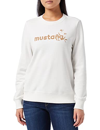 MUSTANG Bluza damska Bea C z nadrukiem, Whisper White 2013, L