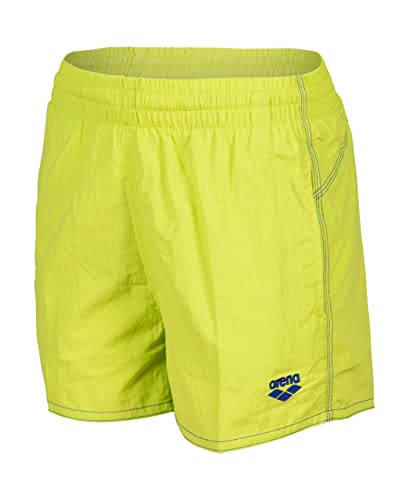 ARENA BYWAYX Youth R Swim Trunks, Soft Green-Neon Blue, 6-7 Boy's, Soft Green-neon Blue