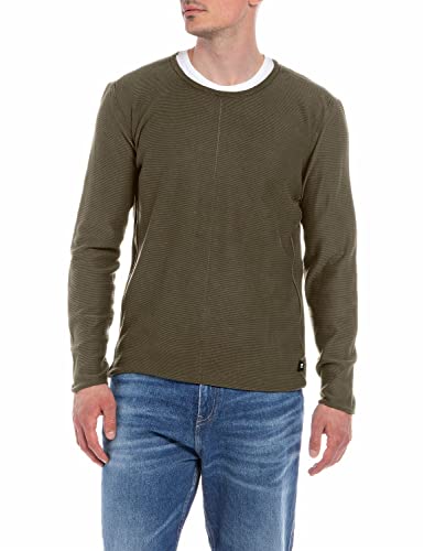 Replay Sweter męski, 121 Dark Mud, XL