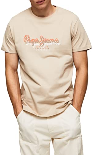 Pepe Jeans RICHME koszulka męska, kolor słód, XS, Malt, XS