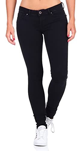 ONLY OnLCORAL Life SL SK Power NOOS dżinsy damskie z niskim stanem, czarny denim, 33W / 32L