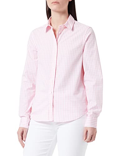 GANT Damska bluzka Reg Broadcloth Gingham, różowy, 38