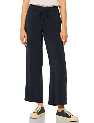 Street One Damskie spodnie do biegania, A375458, czarne, W36/L30