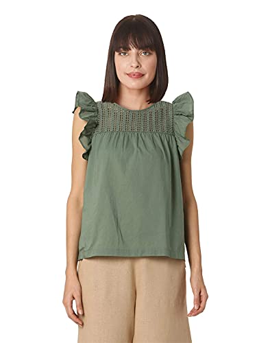 Vero Moda Vmloretta SL Abk Sukienka WVN damska, Laurel Wreath, S