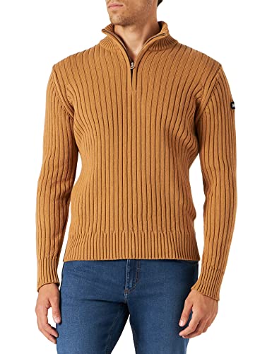 Schott NYC sweter męski, Wielbłąd, M