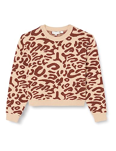 Sidona Damski sweter z dzianiny 10430475, beżowo-brązowy, M/L, be?owo-br?zowy, M-L