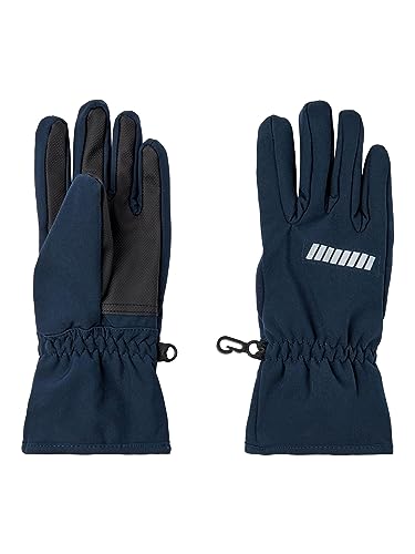 NAME IT Unisex Nknalfa Glove7 Fo Noos Rękawiczki, Dark Sapphire, 7 EU, Dark Sapphire, 9