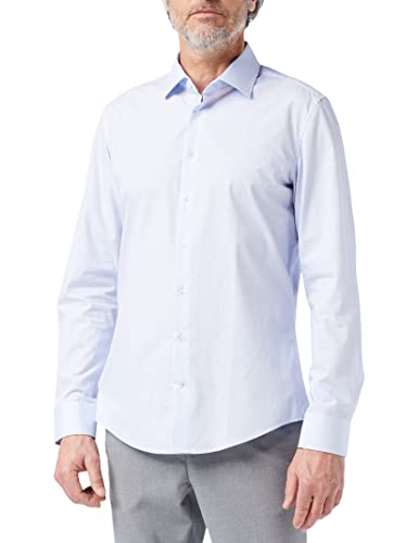 Seidensticker Męska koszula biznesowa, jasnoniebieski, 38 PL