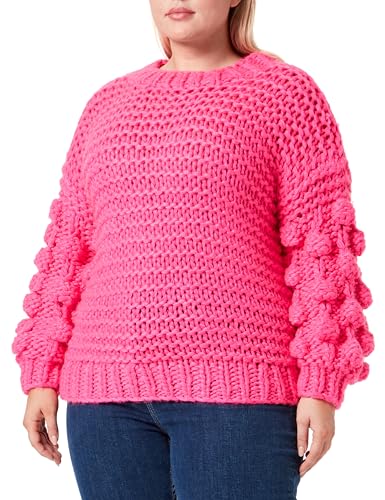 ZITHA Damski sweter z dzianiny 19019440-ZI01, różowy, XL/XXL, Rosa, XL-XXL