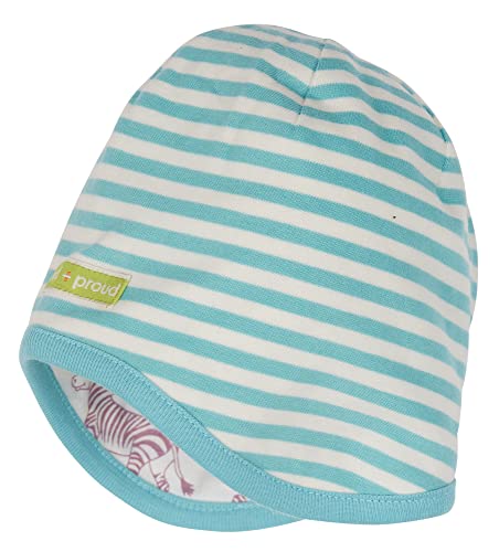 loud + proud Dziewczęca kurtka z certyfikatem GOTS, cyjan, 86/92, cyan, 86/92 cm