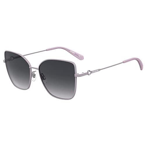 MOSCHINO LOVE MOL056/S, okulary, Lilak, 56 damskie, Lilac, 56
