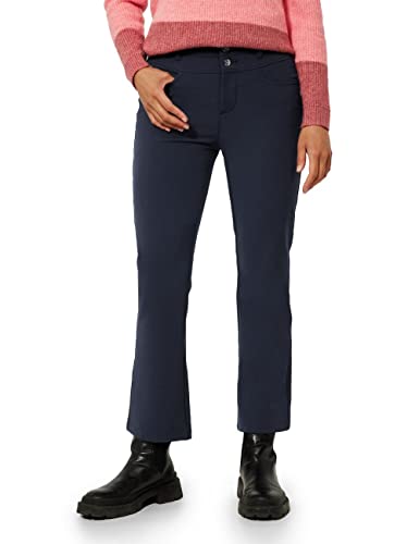 Street One Damskie spodnie materiałowe Boot Cut, Deep Blue, 36W / 28L