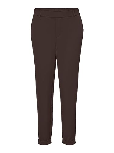 VERO MODA Vmmaya Mr Loose Solid Pant Noos spodnie damskie, Coffee Bean, (L) W / 32L